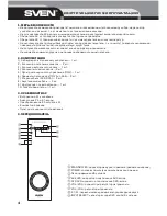 Preview for 4 page of Sven HT-435 User Manual