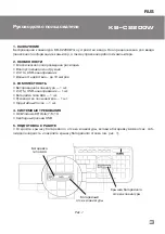 Предварительный просмотр 3 страницы Sven KB-C2200W User Manual