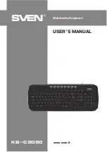 Sven KB-C3050 User Manual preview