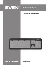 Sven KB-C7300EL User Manual preview