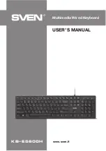 Sven KB-E5600H User Manual preview