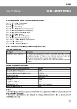 Preview for 7 page of Sven KB-E5700H User Manual