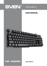 Preview for 1 page of Sven KB-G8500 User Manual