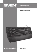 Preview for 1 page of Sven KB-G9400 User Manual