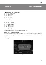 Preview for 3 page of Sven KB-G9400 User Manual