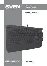 Sven KB-G9500 User Manual предпросмотр