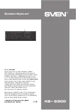 Предварительный просмотр 4 страницы Sven KB-S300 User Manual