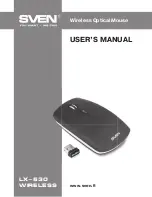 Sven LX-630 User Manual preview