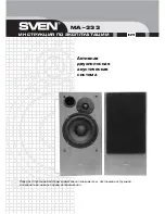 Sven MA-333 Operation Manual preview