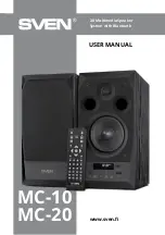 Preview for 1 page of Sven MC-10 User Manual