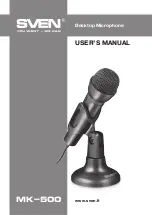 Sven MK-500 User Manual preview