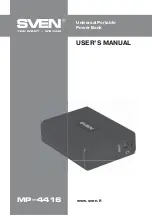 Sven MP-4416 User Manual preview
