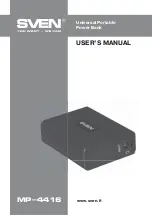 Preview for 1 page of Sven MP-4416 User Manual