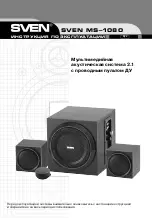 Sven MS-1080 Instructions Manual preview