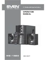 Sven MS-1820 Operation Manual preview