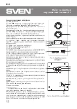 Preview for 12 page of Sven MS-1821 Operation Manual
