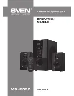 Sven MS-2050 Operating Manual preview