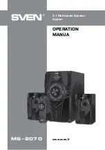 Sven MS-2070 Operation Manual preview