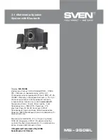 Preview for 9 page of Sven MS-350BL Operation Manual