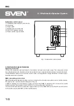 Предварительный просмотр 18 страницы Sven MS-85 Operation Manual