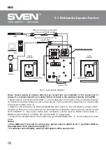 Предварительный просмотр 5 страницы Sven MS-960 Operation Manual