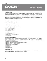 Preview for 3 page of Sven Multimedia EL 4004 User Manual