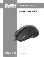 Sven OP-15 User Manual preview