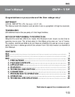 Preview for 16 page of Sven OVP-11F User Manual