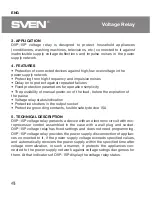 Preview for 4 page of Sven OVP-15P User Manual