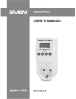 Preview for 1 page of Sven OVP-17P User Manual