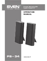 Preview for 11 page of Sven PS-34 Operation Manual