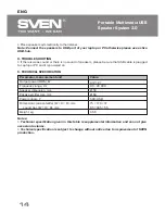 Preview for 15 page of Sven PS-34 Operation Manual