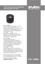 Preview for 18 page of Sven PS-40BL User Manual