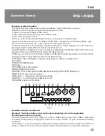 Preview for 3 page of Sven PS-485 Operation Manual