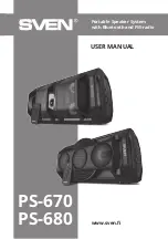 Preview for 1 page of Sven PS-670 User Manual