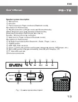 Предварительный просмотр 13 страницы Sven PS-72 User Manual