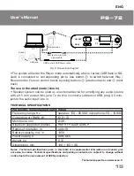 Предварительный просмотр 15 страницы Sven PS-72 User Manual