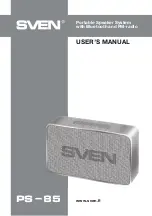 Preview for 1 page of Sven PS-85 User Manual