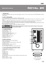 Preview for 15 page of Sven ROYAL 2R Operation Manual