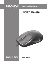 Sven RX-155 User Manual preview