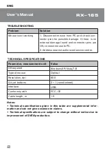 Предварительный просмотр 3 страницы Sven RX-165 User Manual