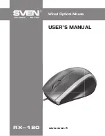 Sven RX-180 User Manual preview