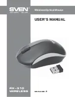 Предварительный просмотр 1 страницы Sven RX-310 Wireless User Manual