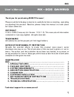 Preview for 2 page of Sven RX-905 GAMING User Manual