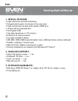 Preview for 3 page of Sven RX-905 GAMING User Manual