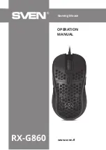 Sven RX-G860 Operation Manual предпросмотр