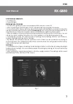 Предварительный просмотр 3 страницы Sven RX-G880 Operation Manual