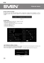 Предварительный просмотр 20 страницы Sven RX-G880 Operation Manual
