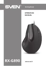 Предварительный просмотр 1 страницы Sven RX-G890 Operation Manual