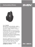 Preview for 5 page of Sven RX-G905 User Manual